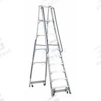 LOUISVILLE LADDER Platform Stepladder: 10 ft Ladder Size, Aluminum, 300 lb Load Capacity, 82 lb Wt (MPN AP5010). Key specifications — Brand: LOUISVILLE LADDER; Included Features: Casters.