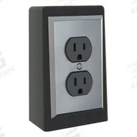 INSTOCK Electrical Pedestal: 2 3/4 in Overall Lg, 3 3/8 in Overall Wd, Aluminum (MPN GRE433WS). Key specifications — Material: Aluminum; Product Type: Electrical Pedestal; Brand: INSTOCK; Includes: Receptacle.