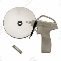 EXAIR Safety Air Gun with shield: Ergonomic Grip, Cast Aluminum, 1/4 in Female NPT, Straight (MPN 1690-CS). Key specifications — attr1328526: Cast Aluminum; attr1328500: 1009 Air Nozzle; attr1328508: EXAIR; attr1328515: Yes; attr1328533: Yes.