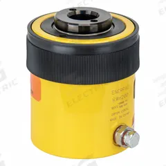 ENERPAC Hollow Plunger Cylinder: 23,500 lb Nominal Capacity, 1/2 in Nominal Stroke Lg, Single Acting (MPN RWH200). Key specifications — attr98898: ENERPAC; attr1099387: 1.06 in.