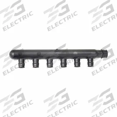 UPONOR Multi-port Tee: Polymer, 3/4 in, 1/2 in, 1 Inlets, 6 Outlets - Plumbing & Heating Branch Manifolds