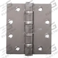 BEST Butt Hinge: Steel, Full Mortise, 1 3/4 in Leaf Wd (MPN FBB168 5X4 5 26D STL). Key specifications — Removable Pin: Yes; Bearing Type: Ball; Material: Steel.