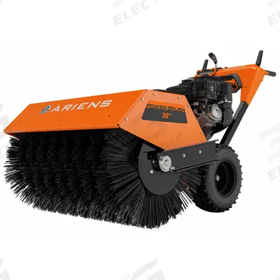 ARIENS Power Brush with Hydrostatic Drive: 44 in Tool Wd, 36 in Brush Wd - Gas-Powered Power Brushes