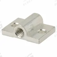APPROVED VENDOR Spring Plunger Mounting Base: Steel, For #8-32 Thread (MPN Z0377). Key specifications — Brand: APPROVED VENDOR; Manufacturer Part Number: Z0377; Overall Length: 0.69 in; Overall Width: 0.5 in; Overall Height: 0.25 in; Base Height: 0.09 in; Mounting Hole Diameter: 1/8 in.