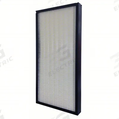 GRAINGER Minipleat Air Filter: 16 in x 25 in x 2 in, Synthetic, Plastic, No Header - MERV 15 Minipleat Air Filters