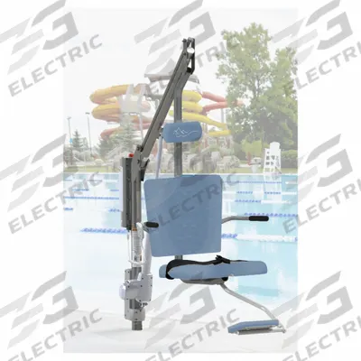 SPECTRUM Pool Lift: Motion Trek 350, 76 1/4 in Overall Ht, 27 1/2 in Overall Wd - Motion Trek ADA Pool Lifts & Accessories