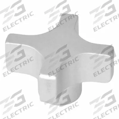 JW WINCO Hand Knob; 4-Prong Knobs: 4 Point, Aluminum - Machinable 4-Arm Knobs