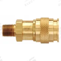 PARKER Quick Connect Hose Coupling: 1/4 in Body Size, 1/4 in Hose Fitting Size, Push-to-Connect (MPN UC-251-4MP). Key specifications — Thread Size: 1/4" -18; Coupling Locking Type: Push-to-Connect; Brand: PARKER.