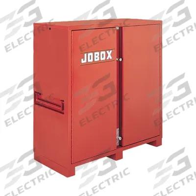 CRESCENT JOBOX Jobsite Cabinet: 24 1/4 in W x 60 1/8 in D x 60 3/4 in H, 47.5 cu ft, Padlock - Jobsite Cabinets