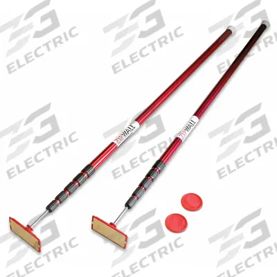 ZipWall Pole and Jack Kit: Telescoping Pole, Telescoping, 5.16 ft Min Extension Ht - Dust Barrier Poles