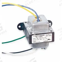WHITE-RODGERS Class 2 Transformer: 40 VA Power Rating, 120V AC, 24V AC, Foot/Plate, Wire Lead (MPN 90-T40M1). Key specifications — Brand: WHITE-RODGERS; Connection - Primary: Wire Lead; Connection - Secondary: Wire Lead; Input Voltage: 120V AC; Mounting: Plate; Output Voltage: 24V AC.
