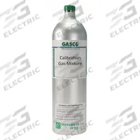 GASCO Calibration Gas: Nitrogen, Disposable, +/-5% Accuracy, HCL, Calibration Gas, Calibration Gas (MPN X02NI99CP751FW8). Key specifications — For Use With: All OEM Gas Detectors; Background Gas: Nitrogen; Brand: GASCO; Gas Mixture: Hydrogen Chloride 9 ppm; Reusability: Disposable.