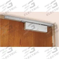 NORTON DOOR CONTROLS Door Operator: Heavy Duty, 13 5/8 in Lg, 2 1/8 in Wd, 3 7/8 in Ht, Aluminum (MPN 7705PTO 24V 689). Key specifications — Performance Grade: 1 - Heavy Duty; Brand: NORTON DOOR CONTROLS; Ligature Resistance: Not Ligature-Resistant; Finish: Aluminum Painted; Series: Norton 7705; Location Use: Interior/Exterior; Closer Type: Non-Hold Open; Manufacturer Part Number: 7705PTO 24V 689.
