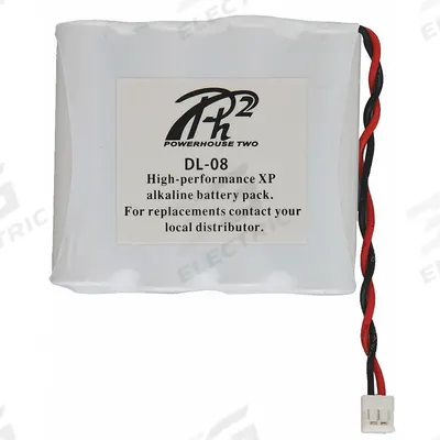 POWER XP Door Lock Battery Pack: 6V DC, 2,900 mAh Capacity, 2 in Ht - Fits Brand Saflok