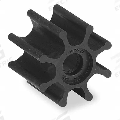 JABSCO Replacement Flexible Impeller: Mfr Part # 17956-0001-P, Includes Gasket/Lubricant - Impellers for Dewatering & Wastewater Pumps