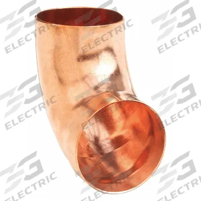 NIBCO Sweat Fitting Elbow: 2 in CTS x 2 in CTS, Cup x FTG, Wrot Copper (MPN 9072 2) - Drain, Waste & Vent Wrot Copper & Bronze Tube Fittings