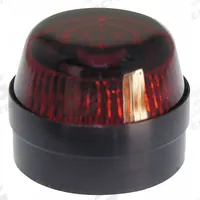 EATON Pilot Light Lens: 30 mm Panel Mounting Hole Dia, Amber, Fresnel, Incandescent/LED, E34 (MPN E34G9). Key specifications — Brand: EATON; Compatible with Series: E34; Lens Material: Glass.
