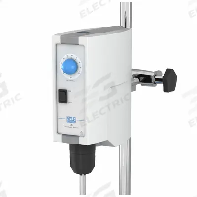 VELP SCIENTIFIC Overhead Stirrer: 1,300 RPM Max Speed, 15 N-cm, 1,000 cps Max Viscosity - Low-Torque Overhead Stirrers