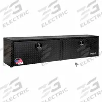 BUYERS PRODUCTS Top Sider: Topside Truck Box, Double Drop-Down Doors Lid, T-Handle Compression (MPN 1721556). Key specifications — Brand: BUYERS PRODUCTS; Color: Gloss Black; Lock Type: Keyed.