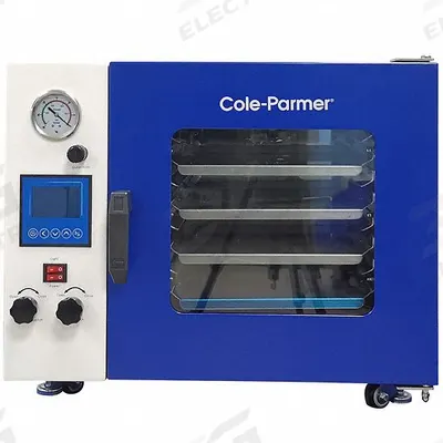 COLE-PARMER Vacuum Oven: Vacuum, 0.88 cu ft Capacity, 100°C Max Temp, 550 W Watt - Vacuum Ovens