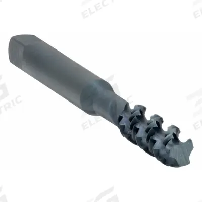 CLEVELAND Spiral Flute Tap: #10-32 UNF, H3 / 2B, 3 Flute, Bottoming Chamfer (MPN C58439) - General Purpose Spiral-Flute Taps