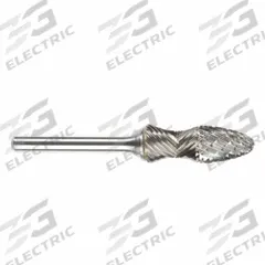 SGS PRO Carbide Bur: Tree, SF-5RA, Double Cut, 1/2" x 1 1/4" Head, 1/4" Shank (MPN 11760). Key specifications — Trade Number: SF-5RA; Brand: SGS PRO.