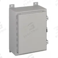 WIEGMANN Enclosure: Steel, 30 in x 20 in x 8 in, NEMA 12/13, Solid Cover, Hinged (MPN N12302008). Key specifications — Brand: WIEGMANN; Closure Method: Clamps; Knockouts: Not Included.