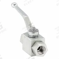 PARKER Hydraulic Ball Valve: Not Lockable, 4.53 in Handle Lg, Two Positions, Two-Way Ways, Female (MPN BVHP08SSS1N). Key specifications — Brand: PARKER; Manufacturer Part Number: BVHP08SSS1N; Ball Seal Material: Nitrile; Handle Lockability: Not Lockable; Shaft Seal Material: Nitrile; Series: BV; Port Connection: 1/2 in SAE O-Ring Boss.