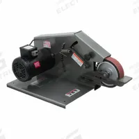 JET Belt Grinder: For Metal, 115 V/230 V, Single-Phase, 1 hp, 2 in Belt Wd, 72 in Belt Lg, Benchtop (MPN 577000). Key specifications — attr652810: 230 V; attr652799: Belt Grinder; attr663749: Metal; attr652794: Single-Phase; attr663750: Benchtop; attr652806: J-4000; attr652768: JET.