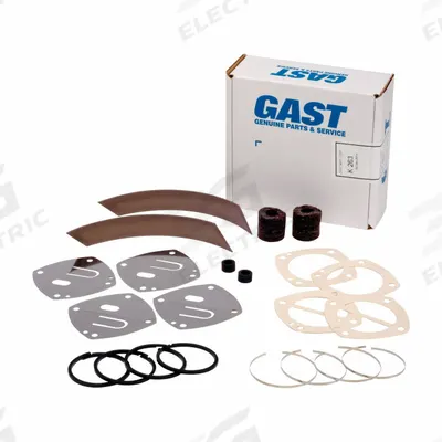GAST Piston Service Kit: Compatible with Mfr Part # 4H/4L/5H/5L/6H/6L - Replacement Parts for Air Motors & Gearmotors