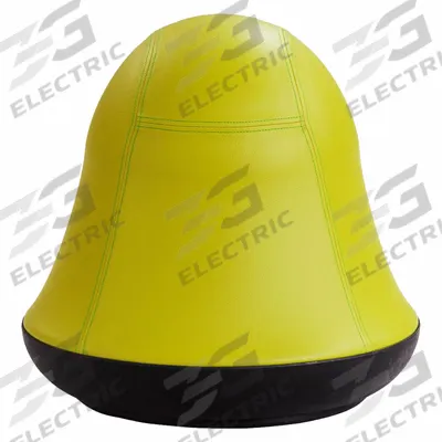 SAFCO PRODUCTS Ball Chair: 16 3/4 in Max Overall Ht, 17 in Overall Wd, Swivel, Green - Active Chairs