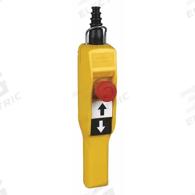 SCHNEIDER Pendant Control Station: (2) Push Buttons/Emergency Stop, 2NO/1NC - Push-Button Pendants