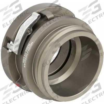 MOON AMERICAN Fire Hose Adapter: 4 in Compatible Pipe Size, NH x Storz, Straight, Aluminum - Aluminum Rigid Fire Hydrant & Standpipe Adapters