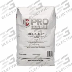 H&C Concrete Resurfacer: Dura-Top, Cement, 50 lb Container Size, Bag, Gray (MPN 60.100209-50). Key specifications — Color: Gray; Series: Dura-Top; Coverage: 150 sq ft; Brand: H&C; VOC Content Range: No VOC.