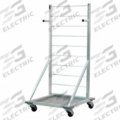 NEW AGE INDUSTRIAL Fry Cart: 27 Fry Baskets, 24 1/2 in Overall Wd, 52 1/2 in Overall Ht, Aluminum (MPN 1215) - Furnishings, Appliances and Hospitality