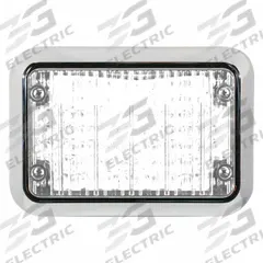CODE 3 Perimeter Light: Emergency Vehicle Perimeter Light, White, 6 W Watt, Clear, SAE J595 Class 2 (MPN 65BZW). Key specifications — Brand: CODE 3; Lens Color: Clear; Number of Flash Patterns: 20; Installation Type: Permanent; Operating Voltage: 12/24V DC; Light Class Rating: SAE Class 2.
