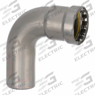 VIEGA MEGAPRESS Crimp Elbow Fitting: 1 1/2 in Pipe x 1 1/2 in CTS Size, Press-fit x FTG - Gas Steel Press Pipe Fittings