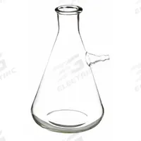 APPROVED VENDOR Boiling Flask: 1 L, Colorless, Conical, 235 mm Overall Ht (MPN 5YHK4). Key specifications — Shape: Conical; Body Color: Colorless; Brand: APPROVED VENDOR.