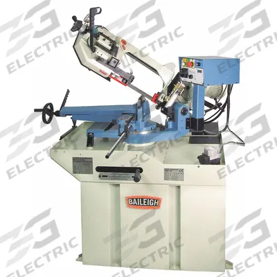 BAILEIGH INDUSTRIAL Band Saw: 10 9/16 in x 4 5/16 in, 66 to 280 SFPM, 45° Left to 60° Right - Mitering Manual Horizontal Band Saws
