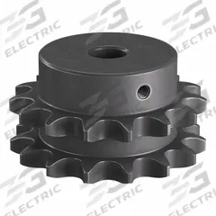 TRITAN Roller Chain Sprocket: One-Sided Hub, For Double Strands, 50-2, 15 Teeth, 3.006 in Pitch Dia (MPN D50B15H X 5/8 MPB). Key specifications — Brand: TRITAN.