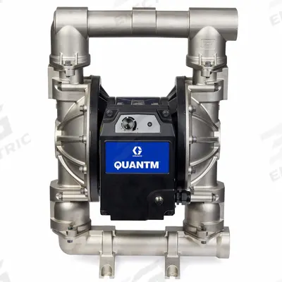 GRACO Electric Diaphragm Pump: 316 Stainless Steel Body, 2 in Fluid Connection Size - Stainless Steel Housing EODD Pumps