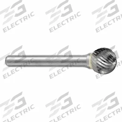 SGS PRO Carbide Bur: Ball, SD-14, Single Cut, 3/16" Head - Single-Cut Ball Burs