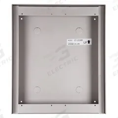 AIPHONE Surface Mount Box: Surface Mount Box, 2 in Overall Dp, 36 in Overall Ht, 24 in Overall Wd (MPN GT-203HB). Key specifications — Brand: AIPHONE; Compatible Product Type: Entrance Panel; Compatible with Series: GT; Manufacturer Part Number: GT-203HB; Features: Vandal Resistant; Product Type: Surface Mount Box.