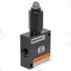 ENERPAC Hydraulic Sequence Valve: 1.6 gpm Max Flow Rate, #4 SAE O-Ring Boss, #4 SAE O-Ring Boss (MPN WVP5). Key specifications — attr1018158: Automatic; attr1018114: Set Screw; attr1018116: Steel; attr1018117: ENERPAC.