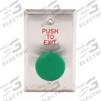 DORTRONICS Exit Push Button: 4 1/2 in Ht, 2 in Dp, 2 3/8 in Wd, ADA Compliant, Gray, Gray (MPN 5211-MP23DA/GxE1). Key specifications — Color: Gray; Product Type: Exit Push Button; Operation Type: Push Button; ADA Compliant: Yes; Brand: DORTRONICS.