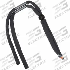 SKULLERZ BY ERGODYNE Eyewear Lanyard: Solid, 12 in Overall Lg, Black, Slip-On, Adj/Breakaway (MPN 3215). Key specifications — Features: Adjustable; Color: Black; Brand: SKULLERZ BY ERGODYNE.