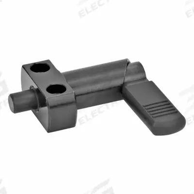 JW WINCO Cam Action Indexing Plunger with Mounting Flange: 10 mm Plunger - Locking Vertical-Mount Cam-Action Indexing Plungers