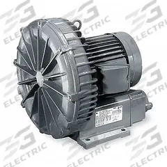 FUJI ELECTRIC Regenerative Blower: 0.16 hp, 27.4 in wc Max Op Pressure, 26 in wc Max Vacuum (MPN VFC100P-5T). Key specifications — attr49842: Single; attr49816: FUJI ELECTRIC; attr49813: VFC100P-5T; attr49822: 1.5/0.75 A; attr49827: Female; attr49830: NPT; attr49833: NPT; attr49845: 115/230V AC.