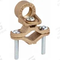 Grounding Connector: Bronze, 10 to 6 AWG SOL/8 to 6 AWG STR Grounding Wire Size, 1 Grounding Wires (MPN C61). Key specifications — Brand: BURNDY; For Use With: Copper Conductor; Grounding Wire Size: 10 to 6 AWG SOL; Material: Bronze; Grounding Wires Connected To: 1/2 in to 1 in Pipe; Manufacturer Part Number: C61.