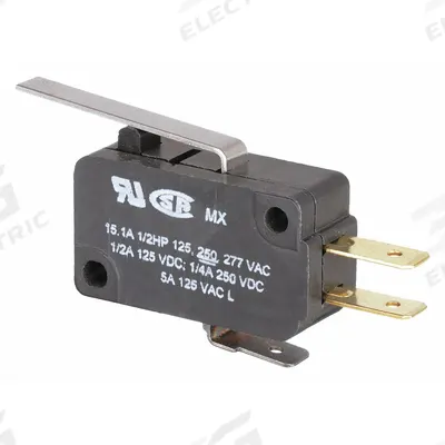 Honeywell Miniature Snap Action Switch: Lever Actuator, 1NO/1NC - Hinge Lever Snap-Action Switches